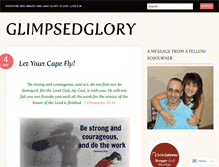 Tablet Screenshot of glimpsedglory.com